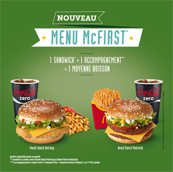 LE MENU Mc FIRST