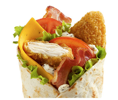 LE McWRAP POULET ET BACON